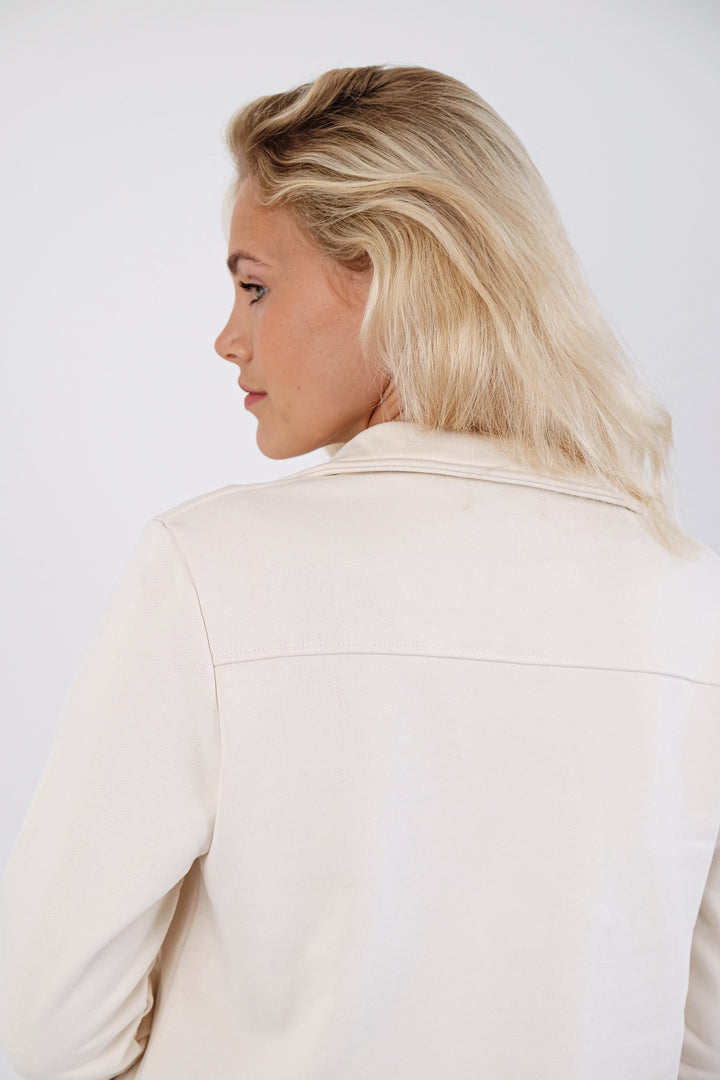 Women's Cream Structured Jacket